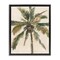 Stupell Industries Palm Tree on Beige Framed Floater Canvas Wall Art Design by Ethan Harper